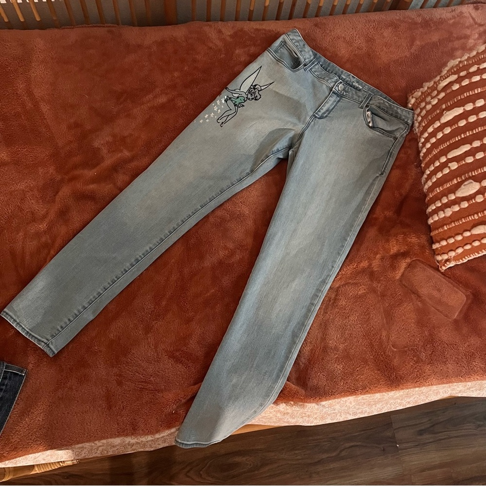 GAP x Disney Limited Edition Tinker Bell Embroidered Jeans